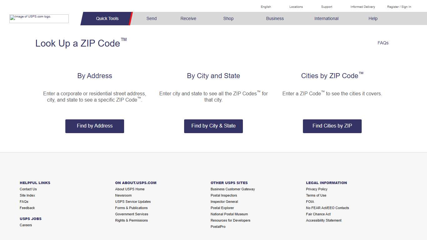 ZIP Code™ Lookup | USPS